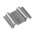 Meite USA single 1/2" Crown Corrugated Fasteners on white background, showing sharp point