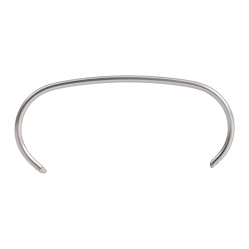 A Meite USA 14 gauge 2-1/4" crown hog ring displayed individually on a white background