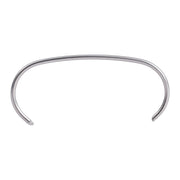 A Meite USA 14 gauge 2-1/4" crown hog ring displayed individually on a white background