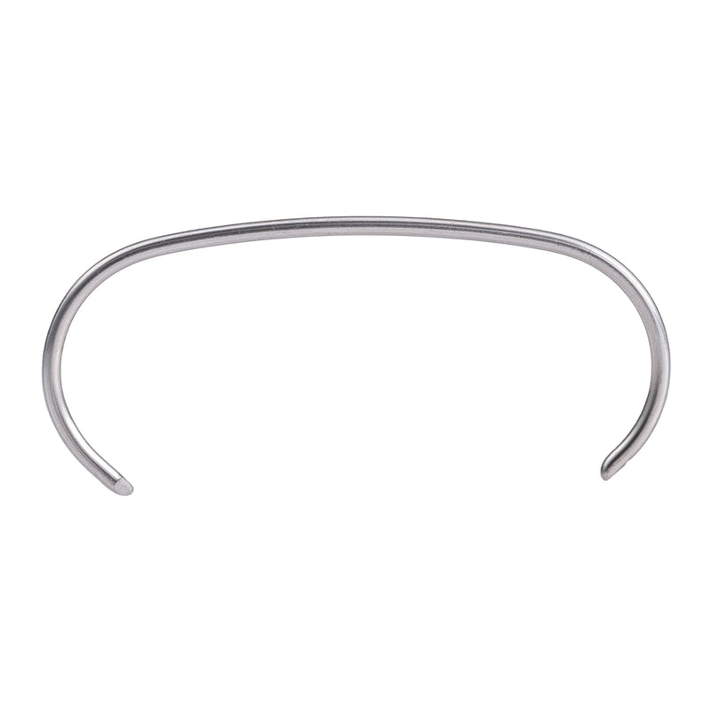 A Meite USA 14 gauge 2-1/4" crown hog ring displayed individually on a white background