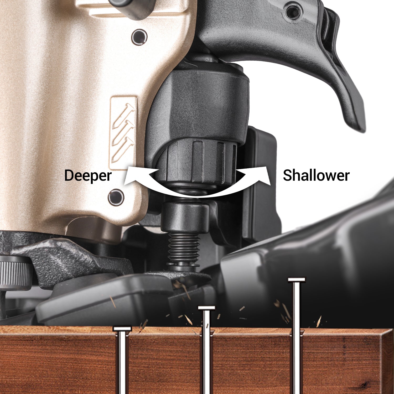 Meite USA CN65S 15 Degree Pneumatic Coil Siding Nailer — MEITE USA