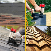 Application of meite USA CN45R Pneumatic Coil Roofing Nailer like roofing