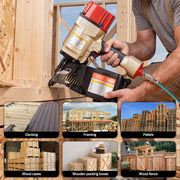 Applications of meite USA CN80B 3-1/4'' Pneumatic Coil Pallet Nailer, like decking, framing, pallets, subflooring.