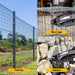 Applications of meite USA MTHC45 11Ga Manual Hog Ringer like fencing, wire cage, gabion, etc.