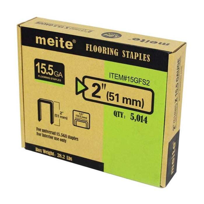15.5 Gauge 1/2" Crown Hardwood Flooring Staples - MEITE USA