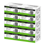 Meite USA 2 3/8 inch length ring shank coil siding nails, 10 boxes pack at 3000 pieces per box, displayed on a white background
