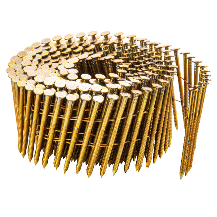 2'' to 3'' Coil Siding Nails - Electro Galvanized Ring Shank