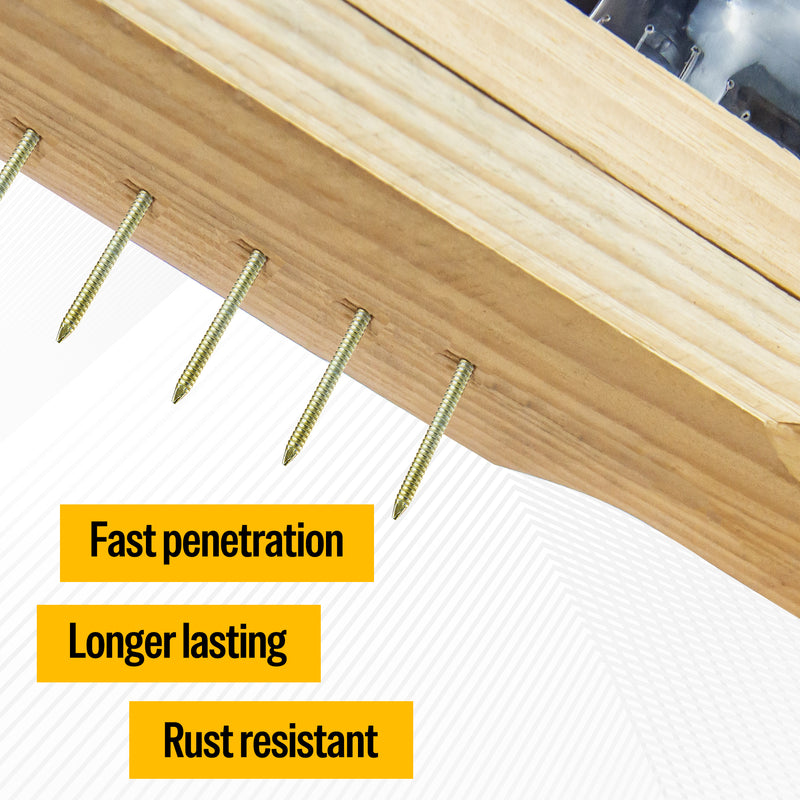 2'' to 3'' Coil Siding Nails - Electro Galvanized Ring Shank