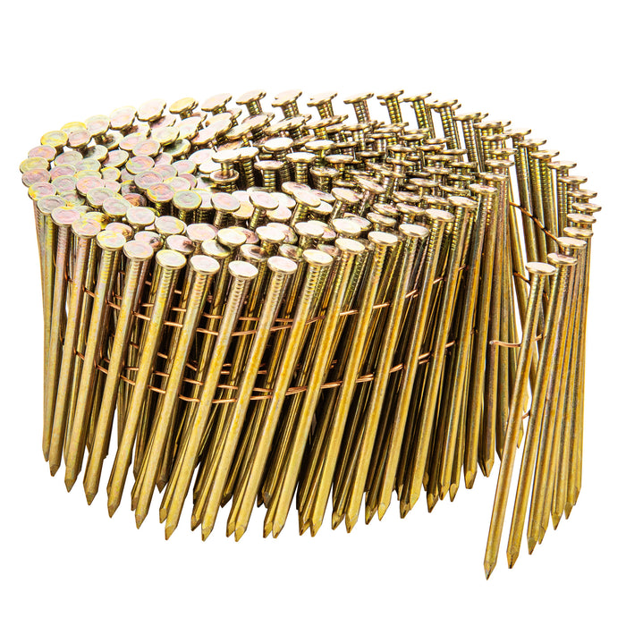 3” x 0.120” Coil Siding Nails - Galvanized Smooth Shank