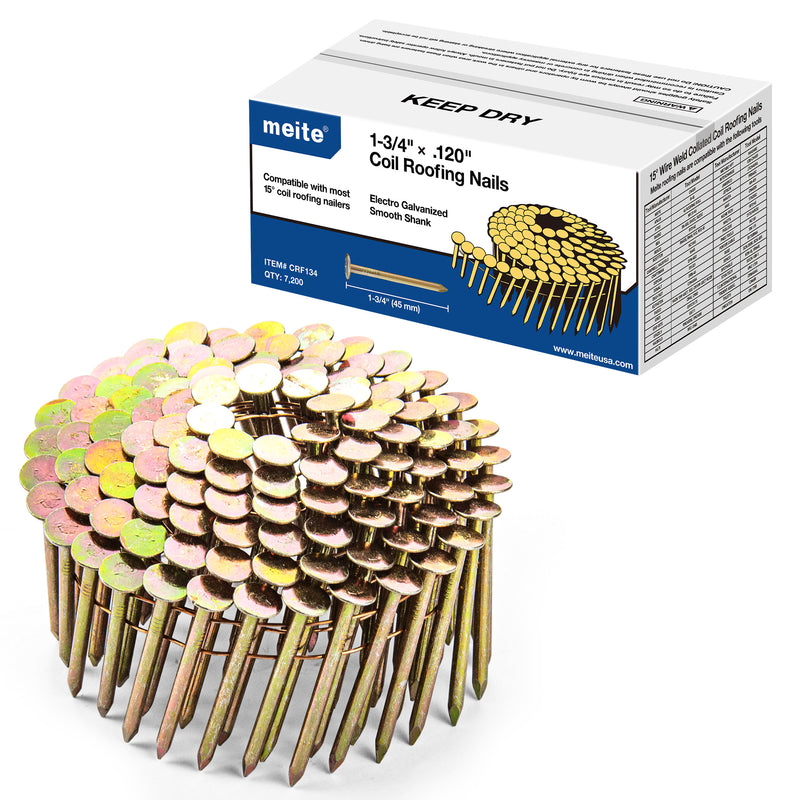 15 Degree Coil Roofing Nails