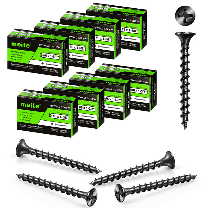 Thread Drywall Screws (8-Box Bulk Pack)