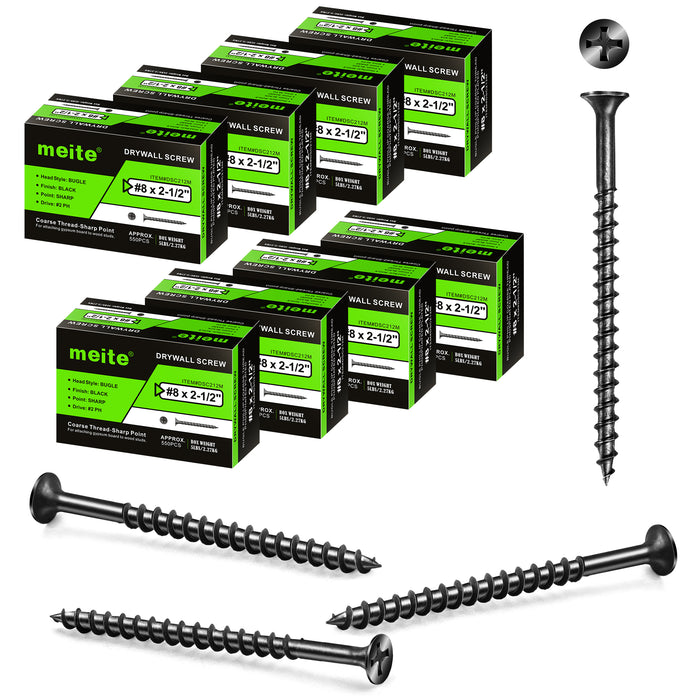 Thread Drywall Screws (8-Box Bulk Pack)