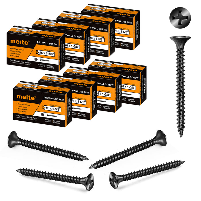Thread Drywall Screws (8-Box Bulk Pack)
