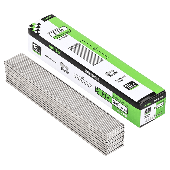 18 Gauge Stainless Steel 3/4"-2" Length Brad Nails - MEITE USA