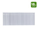 Meite USA 18 gauge 2 inch length brad nails displayed in a single strip on a white background