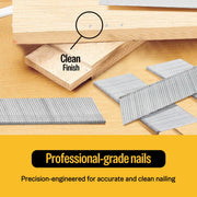FN style angled finish nails