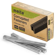 One box of meite USA 1/2 inch crown 3/8 inch length corrugated nails, 14000 piece 