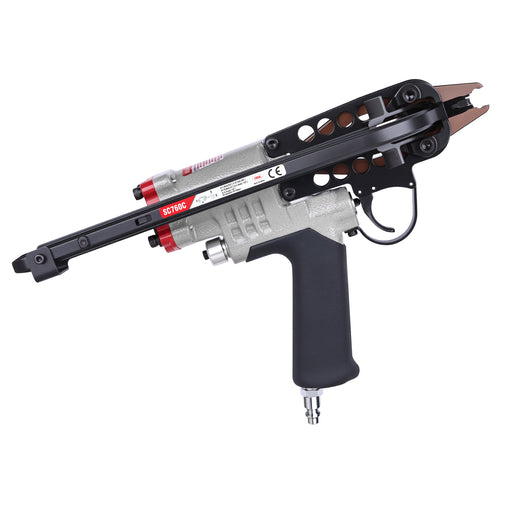 Back view of Meite USA SC760C 16-gauge 1/2 inch crown pneumatic hog ring gun