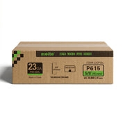 One case pack of meite USA 23 gauge 5/8 inch length pin nails, 10000 piece per box, 48 boxes in total in white background