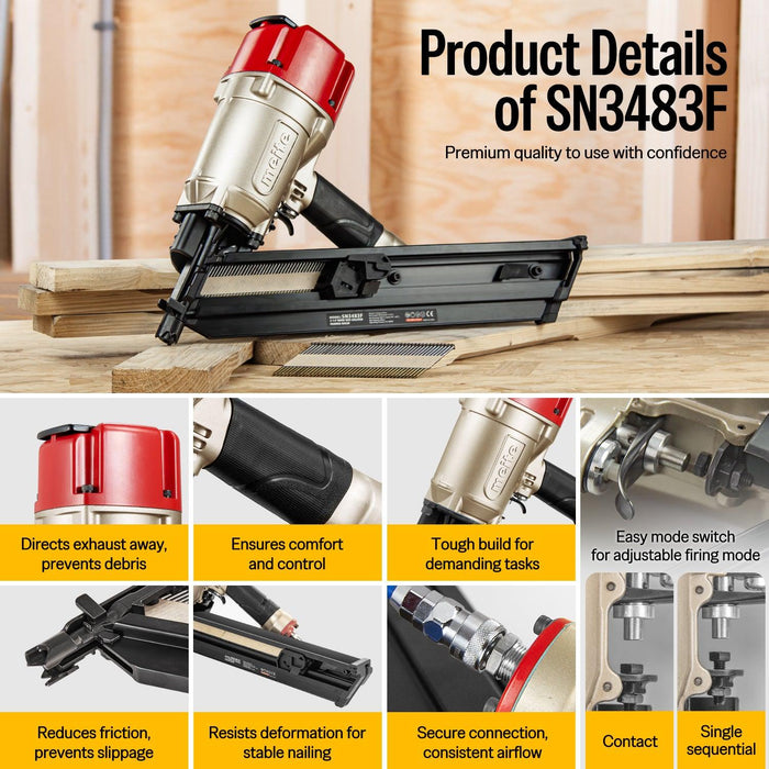 SN3483F 30 Degree Pneumatic Framing Nailer