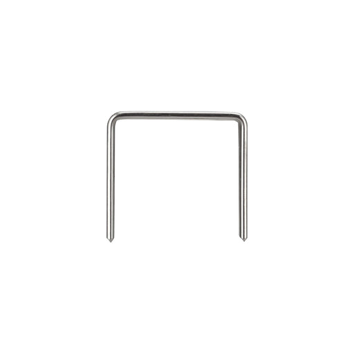 Single meite USA meite USA 21Ga 1/2" Crown 304 Stainless Steel Fine Wire Staples in white background