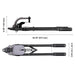 Size information of meite USA MTHC45 11Ga Manual Hog Ring Plier in white background