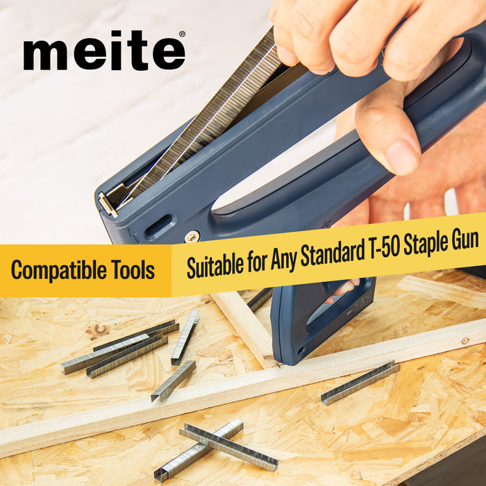 20Ga T-50 304 Stainless Steel Staples 3/8" Crown 1/4" to 1/2" Length