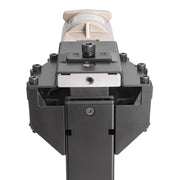 Underface view of meite USA ADCS-22 pneumatic carton stapler trigger on a white background