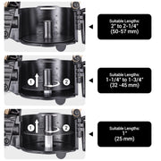 Tutorail to adjust nailing length of meite USA CN55 Pneumatic Coil Siding Nailer in white background