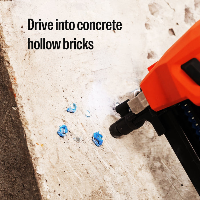 12Ga Plastic Collated Concrete Nails 7/8" to 1-1/2" Length