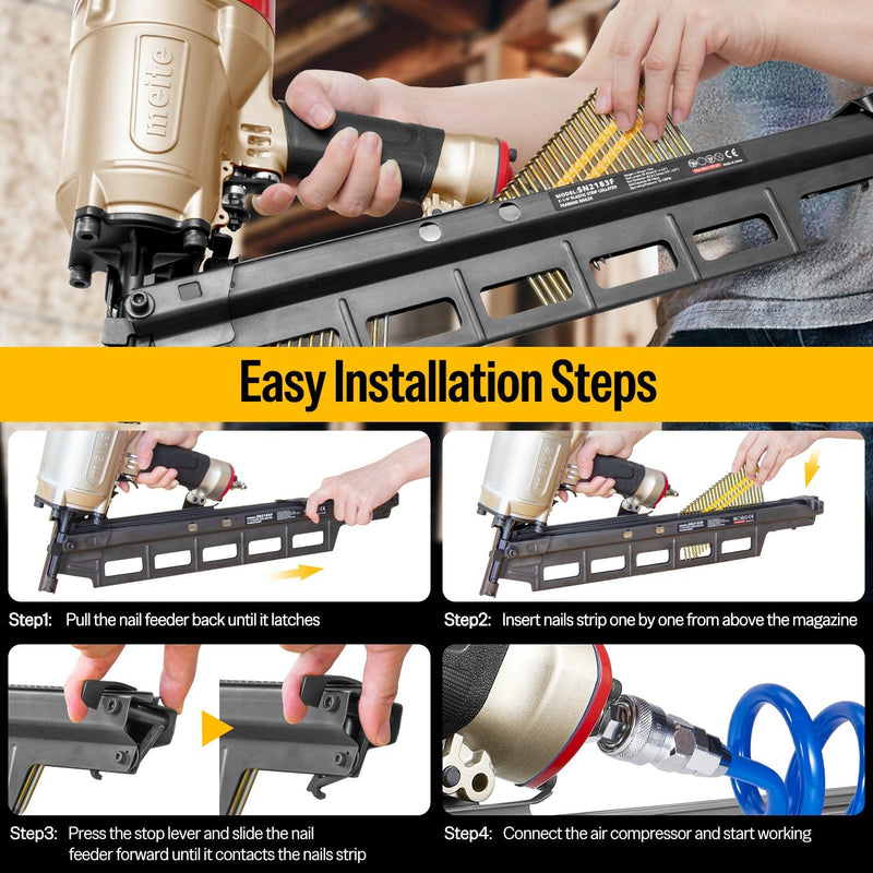 SN2183F 21 Degree Pneumatic Framing Nailer