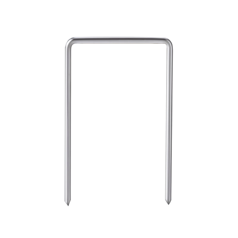 Close-up of professional-grade meite 22 gauge fine wire staples engineered for clean fastening