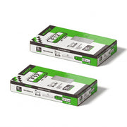 Two boxes of meite USA 18 gauge galvanized brad nails with 1/2-inch length, 5,000 per box and 10,000 nails total, on a white background