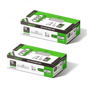 Two boxes of meite USA 18 gauge galvanized brad nails with 1-3/16-inch length, 5,000 per box and 10,000 nails total, on a white background