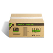 One case of meite USA 18 gauge, 1-3/4-inch galvanized brad nails containing 8 boxes and 40,000 nails total, on a white background