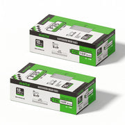 Two boxes of meite USA 18 gauge galvanized brad nails with 1-3/8-inch length, 5,000 per box and 10,000 nails total, on a white background
