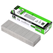 One box and nail strips of meite USA 18 gauge 304 stainless steel brad nails with 1-1/2-inch legs, 2,000 count, on a white background