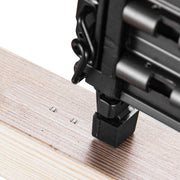 meite USA 18 gauge galvanized brad nails driven into wood for clean fastening with small, discreet nail heads