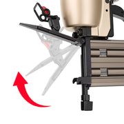 Adjustable quick-release nose on the meite USA F50C 18 gauge brad nailer