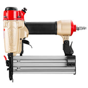 Overview of the meite USA FK5040 18 gauge 2-in-1 pneumatic brad nailer and narrow crown stapler on a white background
