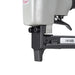 Detailed view of meite USA 1016B 22 gauge pneumatic upholstery stapler showing metal muzzle.