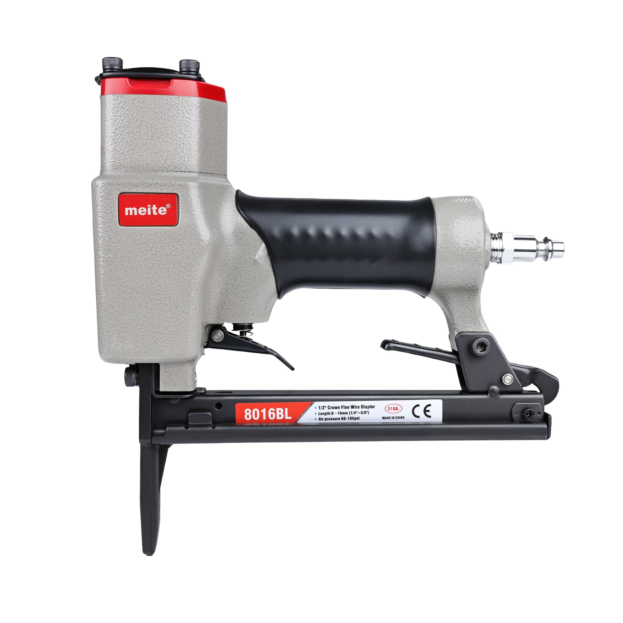 Meite USA 21 Ga Long Nose Upholstery Stapler Includes Staples