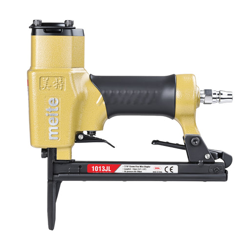 Overview of meite USA 1013JL 20Ga Long Nose Pneumatic Upholstery Stapler in white background