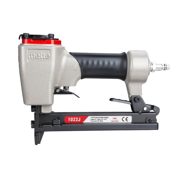 Overview of meite USA 1022J 20Ga Pneumatic Upholstery Stapler in white background