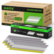 meite USA 15 gauge 34 degree 2-1/2 inches DA angled finish nails, 8 boxes per case, 14400 pcs in total, shows with one box packaging