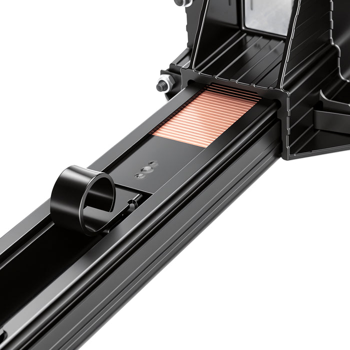 Close-up of fast nail reloading system on meite USA ADCS-19 pneumatic carton stapler