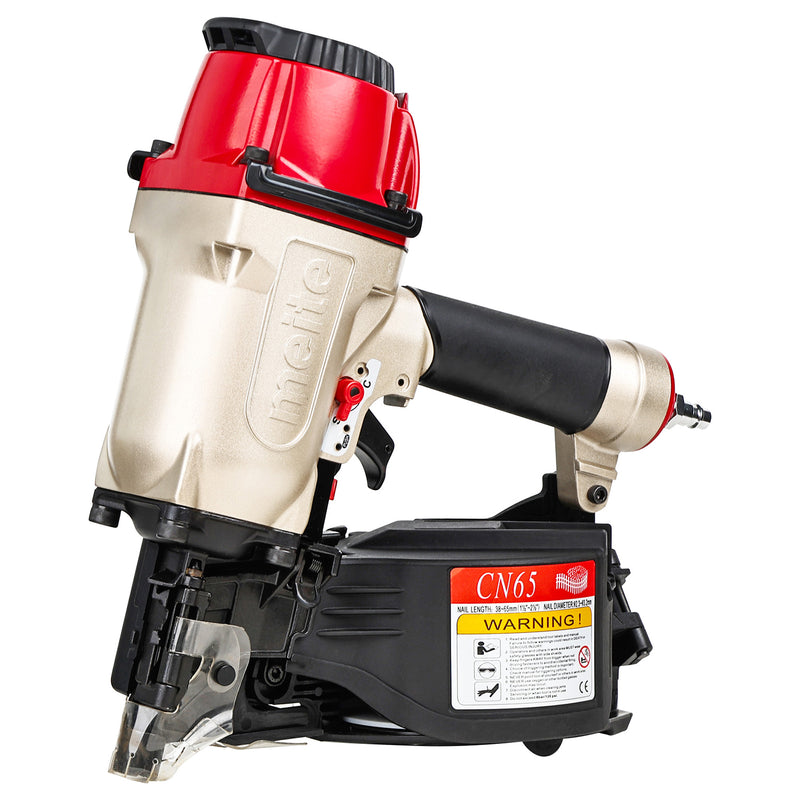 meite USA CN65 2-1/2‘’ Pneumatic Coil Siding Nailer in white background