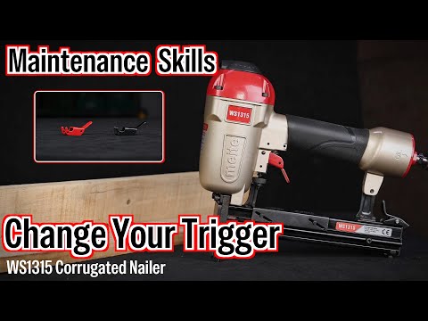 How to load the nails for corrugated nailer