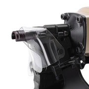 Close-up of the trigger of meite USA CN55 2-1/4'' Pneumatic Coil Siding Nailer loading in white background