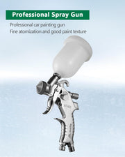 30 PSI Gravity Feeding Mini Spray Gun (0.8 mm & 1.0 mm) - MEITE USA